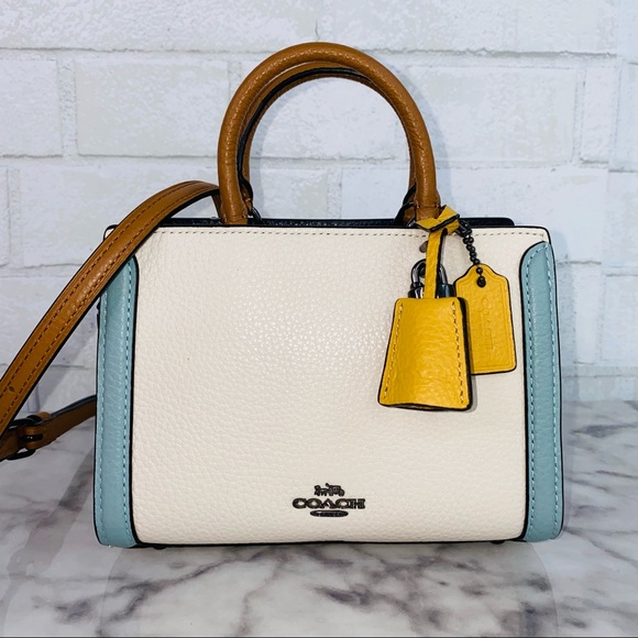 Coach Handbags - ❗️Sold Out❗️Coach Colorblock Micro Rowan Zoe Crossbody Satchel